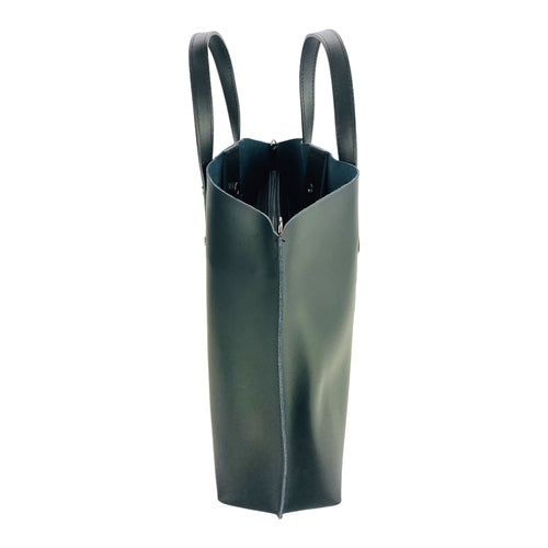 Borsa Shopper Donna in Vera Pelle Italiana - Modello di Lusso con Tracolla Removibile