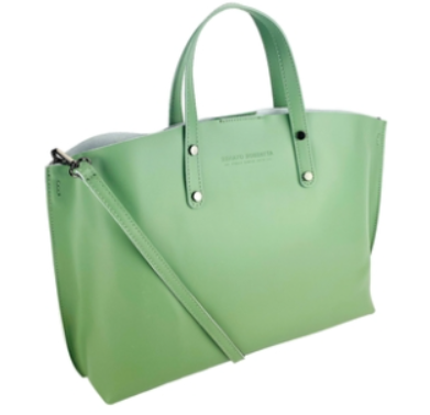 Borsa Shopper Donna in Vera Pelle Italiana - Modello di Lusso con Tracolla Removibile